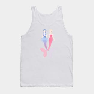 mermaid friends 3 Tank Top